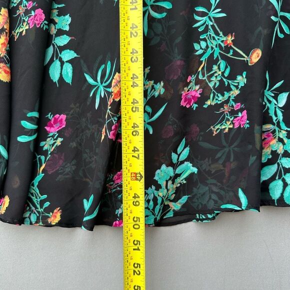 5 for $45 Eva Mendes Dress Maxi Long Women Size M Floral - Picture 5 of 7
